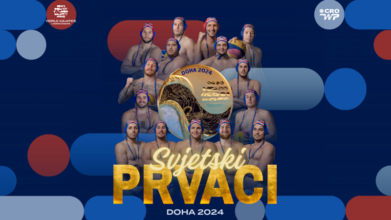 Čestitka vaterpolistima na osvajanju naslova svjetskih prvaka